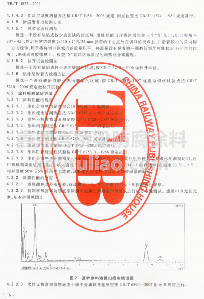 TB/T 1527-2011F·䓘oͿbͿϹ؛l-ԇ򞷽